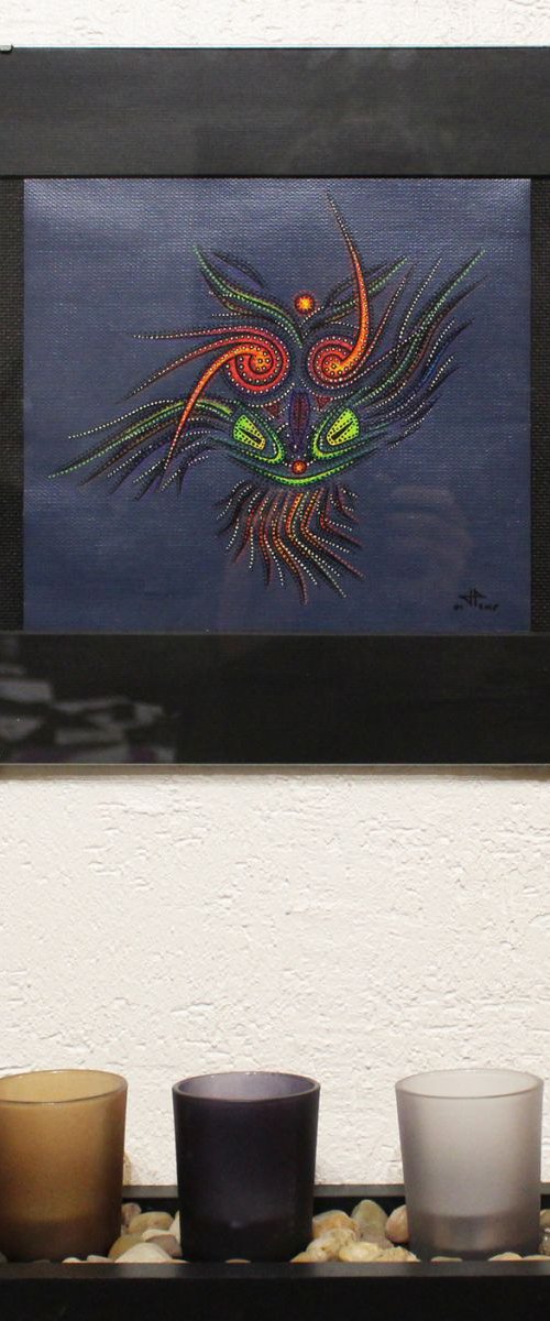 Abstract owl by Jonathan Pradillon