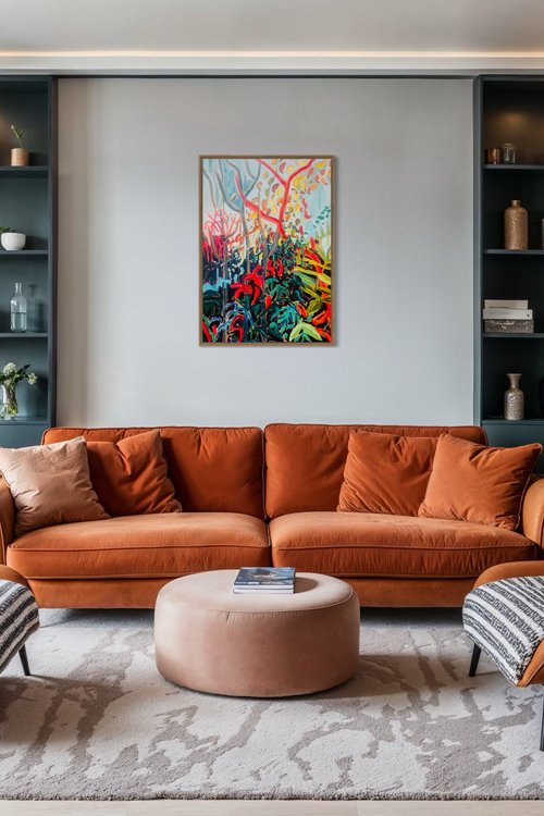 Autumnal Song - Orange by Alice Gavin Atashkar