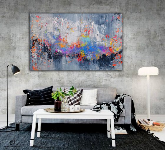 150x100cm. / abstract painting / Abstract 1212