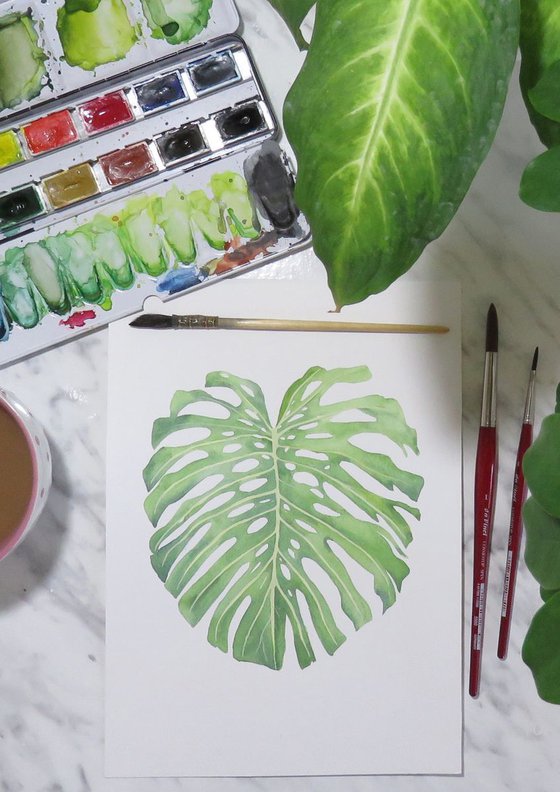 Monstera Leaf 3