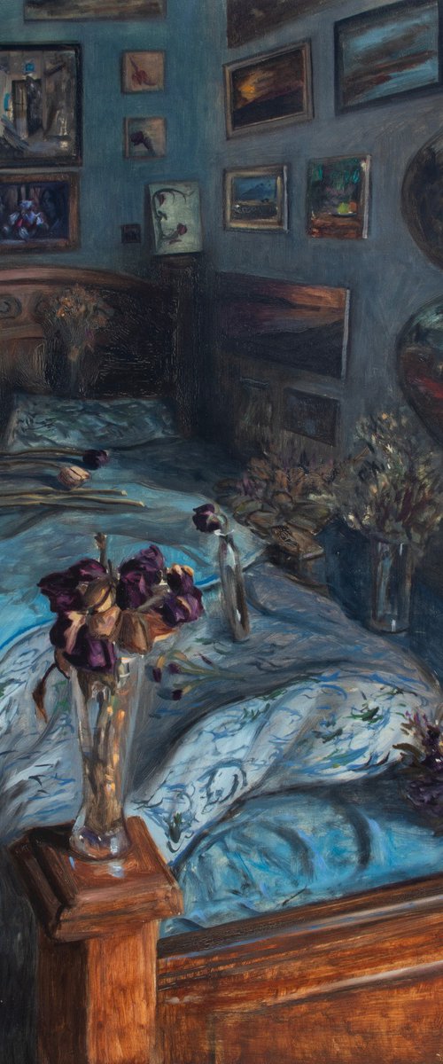 The dying flowers bed by Mazen Ghurbal