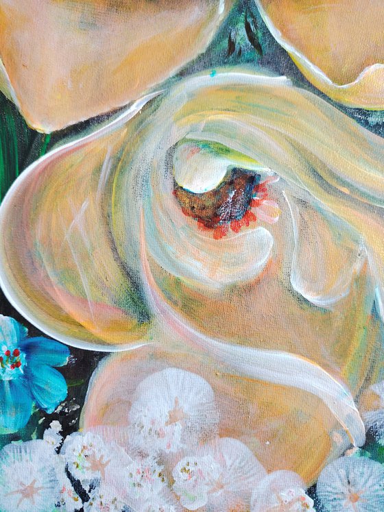 Author's painting “Azure Wings"