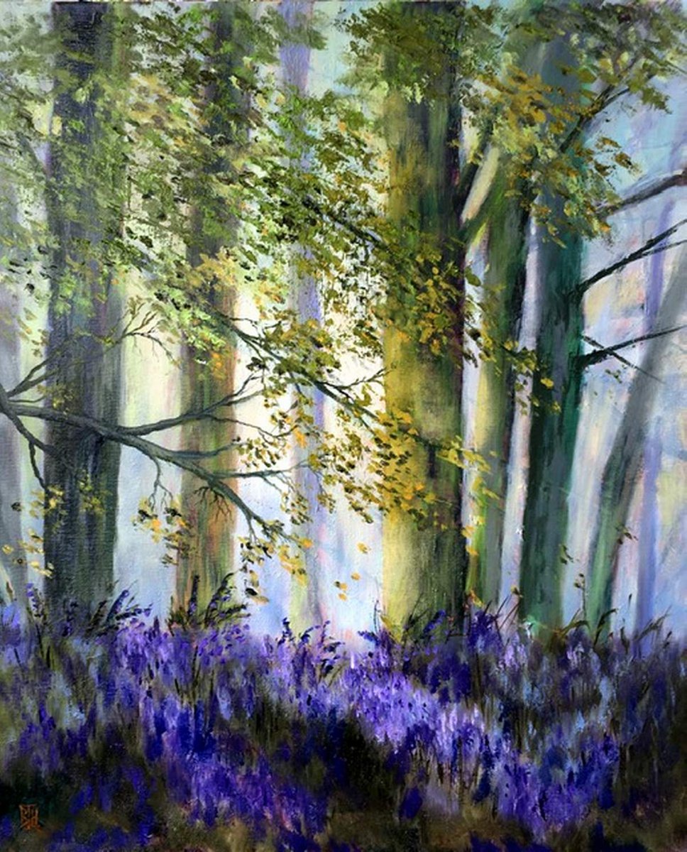 Bluebell Wood by BARBARA HARLOW