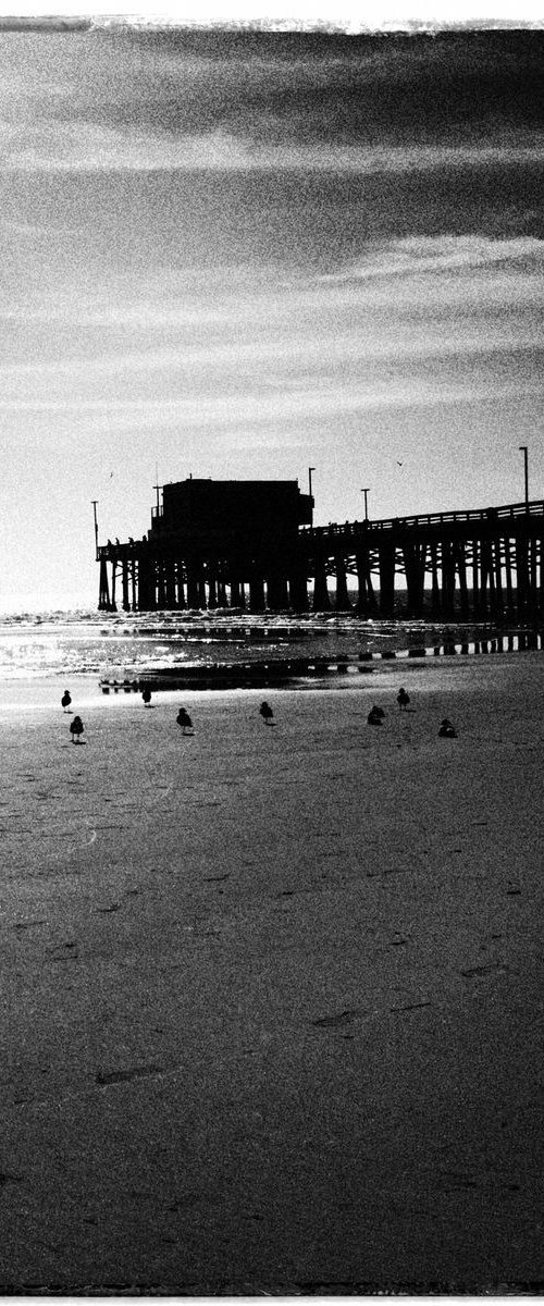 Newport Beach Pier by Heike Bohnstengel