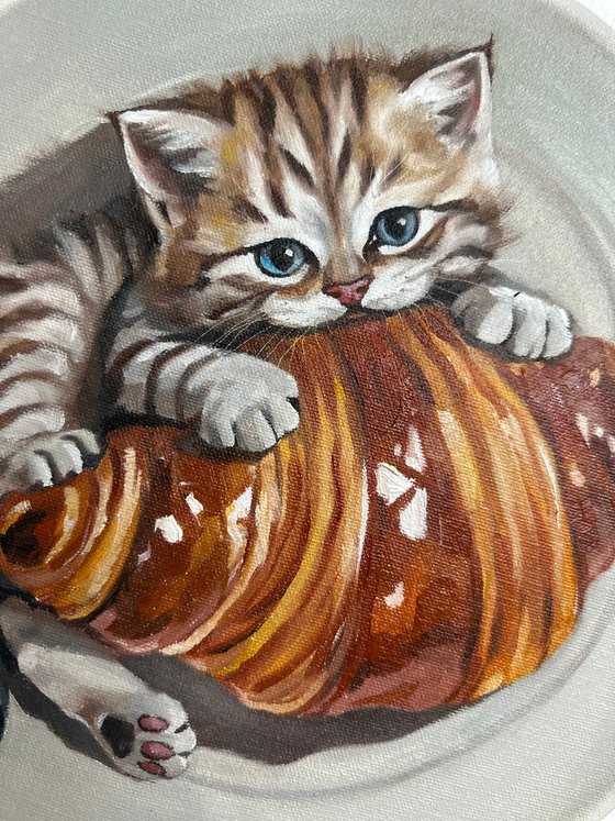 On a Croissant Plate