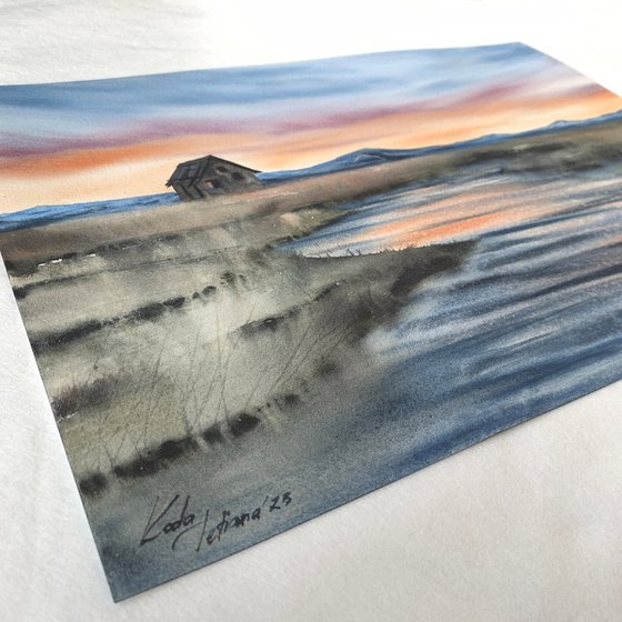 Watercolor landscape