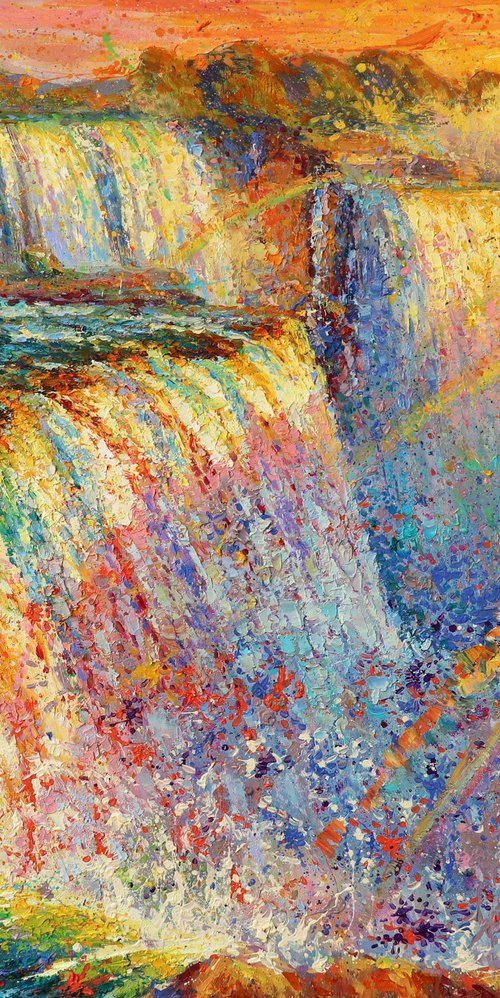 "Waterfall" by Evgeny Chernyakovsky