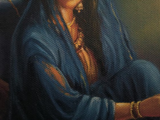 The Royal Raas Night (Vol 1)| Oil Painting By Hari Om Singh