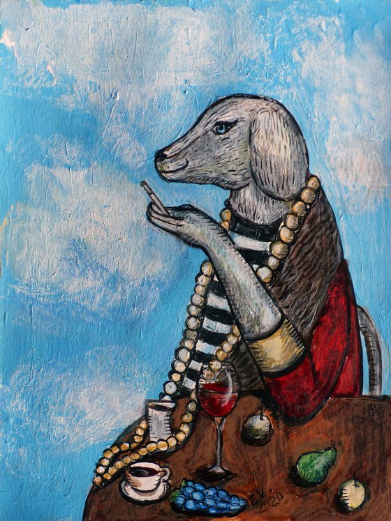 Aristocratic Dog Portrait#2