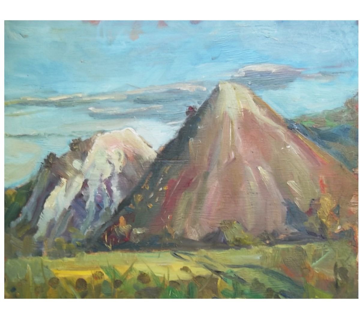 Landscape Cretaceous mountains by Oleksa Chornyi