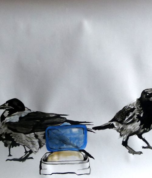 Crows by Soso Kumsiashvili