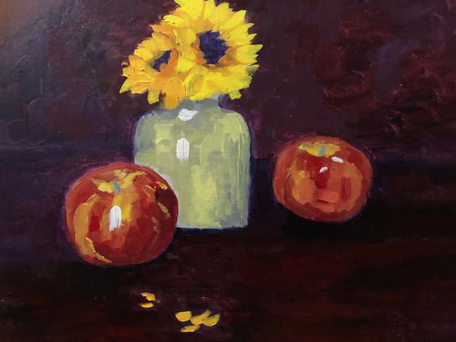 Apples and Flowers by Ramya Sarveshwar