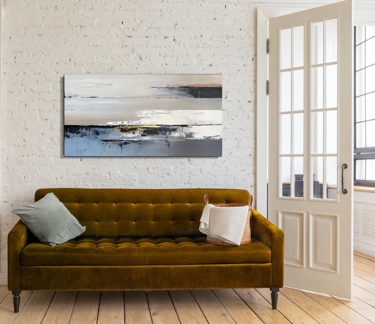 Reflections Of The Sky By Tatiana Malinovscaia, 39 X 20, Artwork For Sale On Artfinder