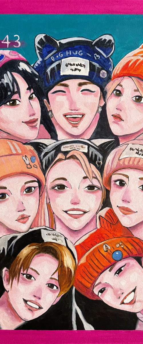 Stray kids. SKZ. South Korean by Mary Voloshyna