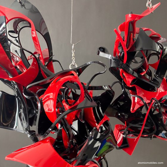 Drama 3 Mobiles Sculpture