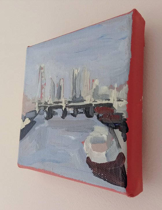 Dinky London City View from the Thames Path