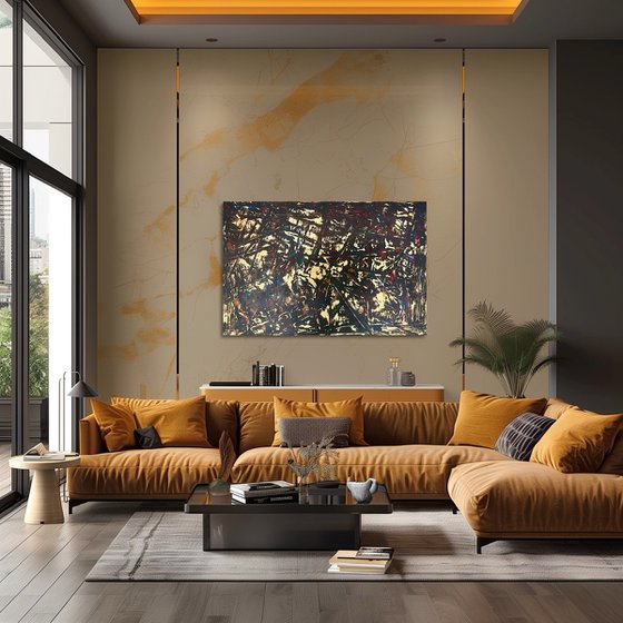 Gold Leaf 120x80x2