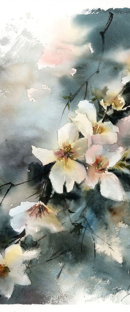 Blooming almond by Sophie Rodionov