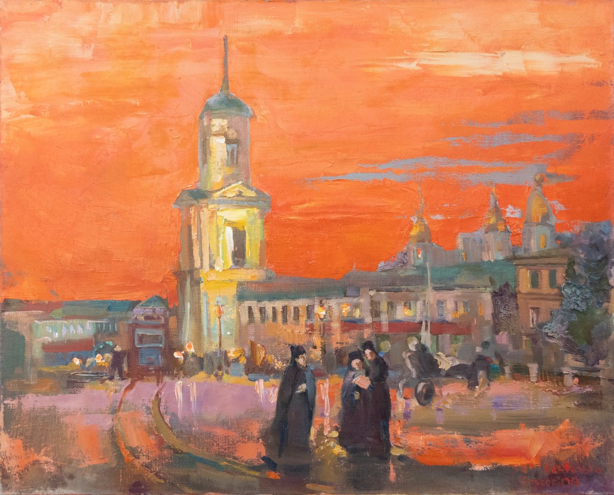 Kontraktova Square By Anastasiia Grygorieva, 31 X 26, Artwork For Sale On Artfinder
