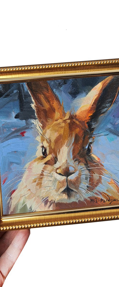 Funny rabbit by Nataly Derevyanko