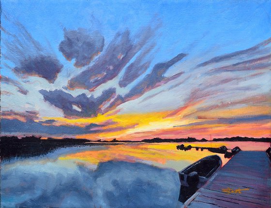 Reflections of Dore Lake - Saskatchewan