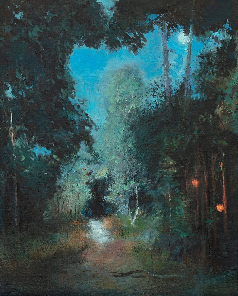 Midnight walk II by Roeland Kneepkens