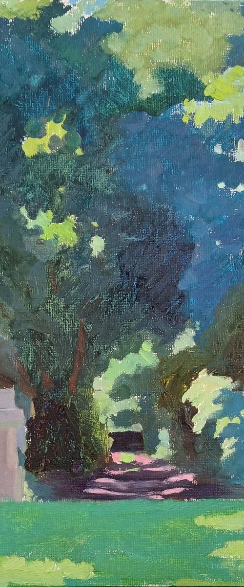 Courtyard of the Estate in Montpellier by Vasyl Koval