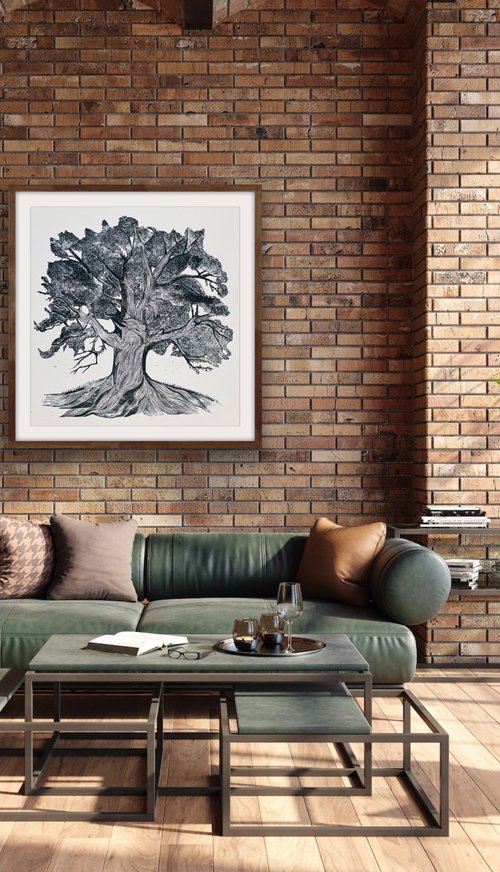 Grand Old Oak Tree by Amy Cundall
