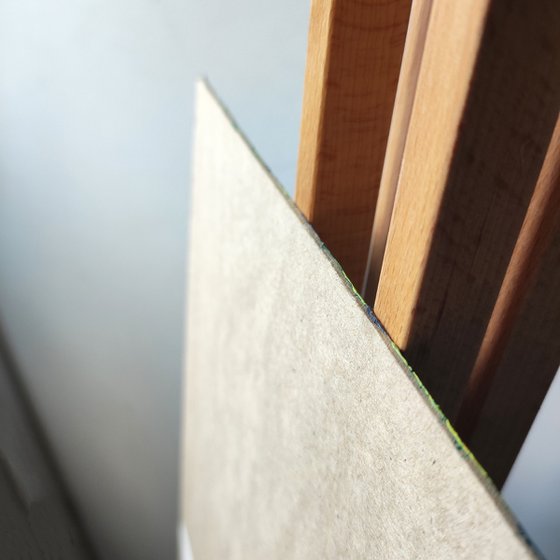 Small forest waterfall