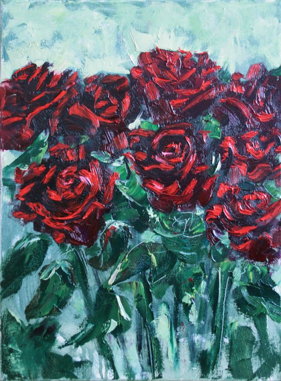 Roses V / ORIGINAL PAINTING