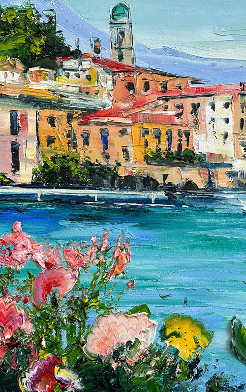 Colorful Lake Como by Lisa Elley
