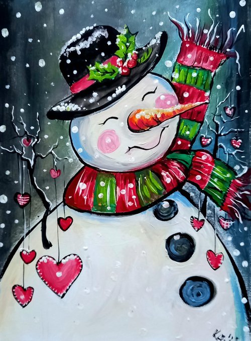 Snowman by Kovács Anna Brigitta