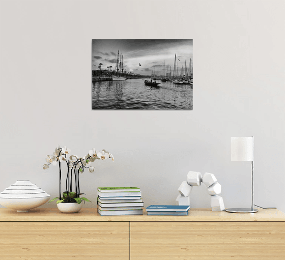 " Port Vell. Barcelona " Limited Edition 2 / 50