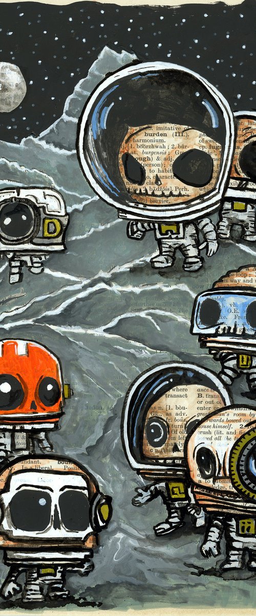 Space In My Mind II Lunar Crew by Jakub DK - JAKUB D KRZEWNIAK