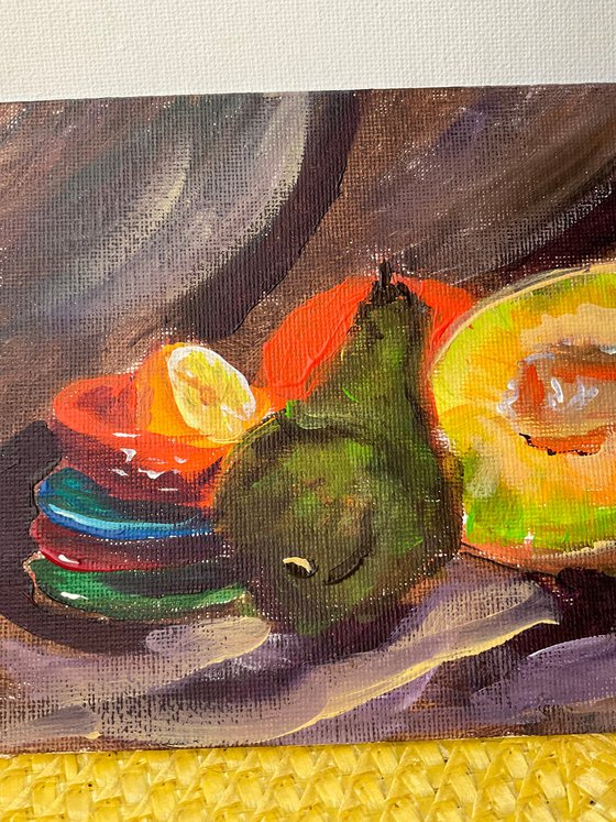 Still life with fruits