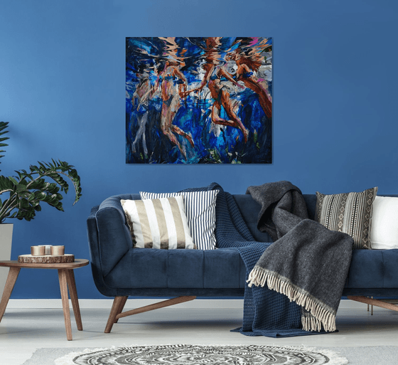 Drifting Under the Blue