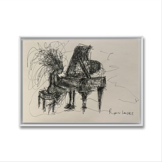 Piano and Pianist at a Dram...