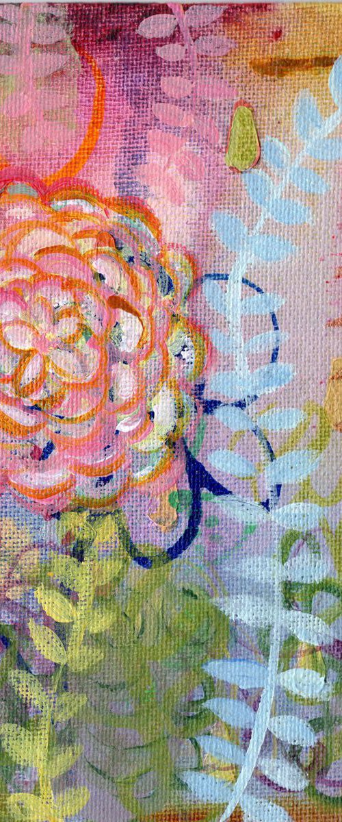 Abstract Garden Original Art by Eleanore Ditchburn