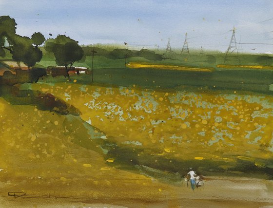 Fleeting gimpse_ mustard yellow 1