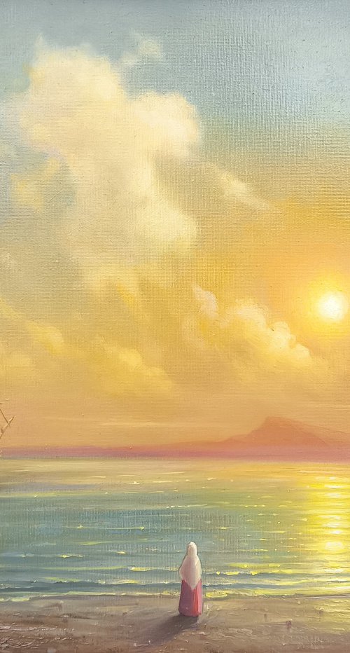 Departure at Sunset by Samvel Atasunc