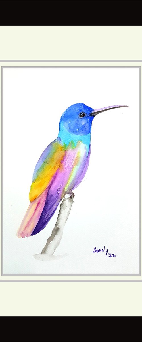 WATERCOLOR - BIRDS 5 by Sonaly Gandhi