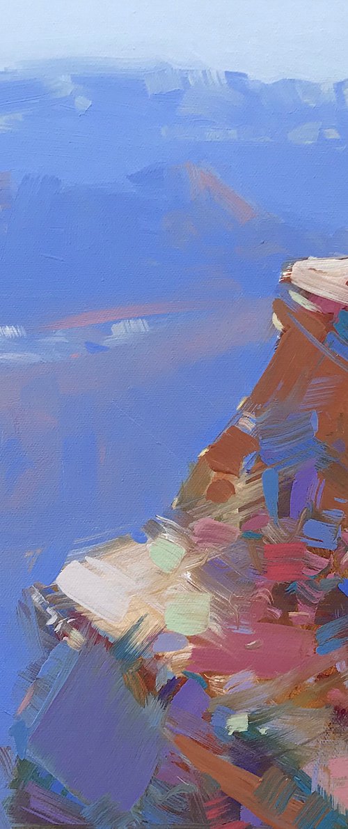 Canyon View, Original oil painting, Handmade artwork, One of a kind by Vahe Yeremyan