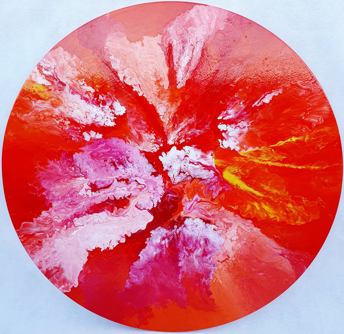  Passionate Harmony By Viet Ha Tran, 35 X 35, Artwork For Sale On Artfinder
