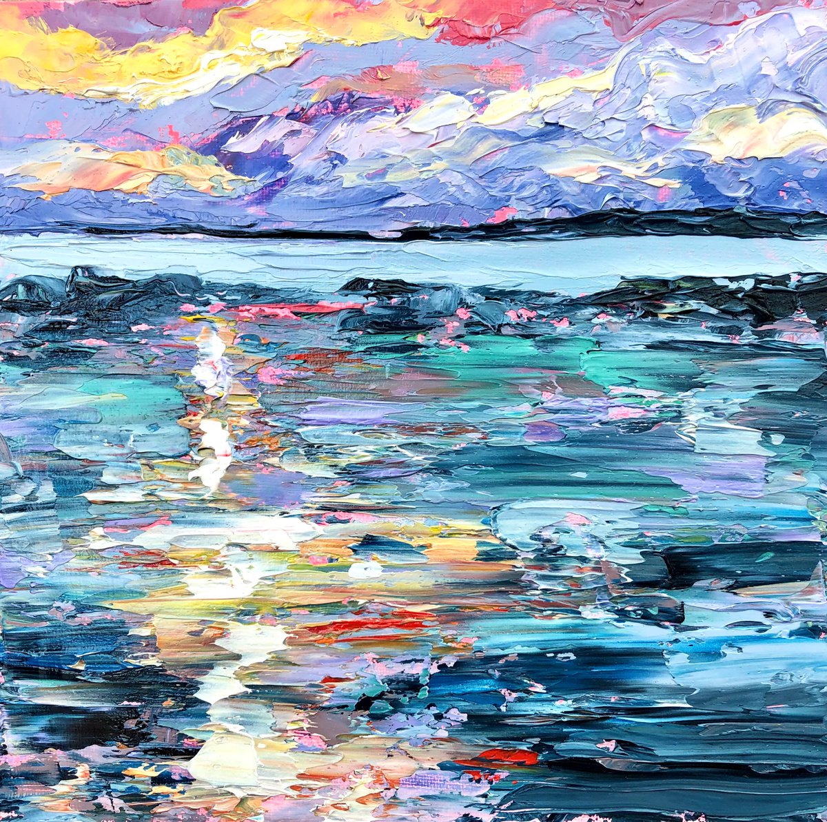Meeting the Sunset - seascape, nautical, sea by Alexandra Jagoda (Ovcharenko)