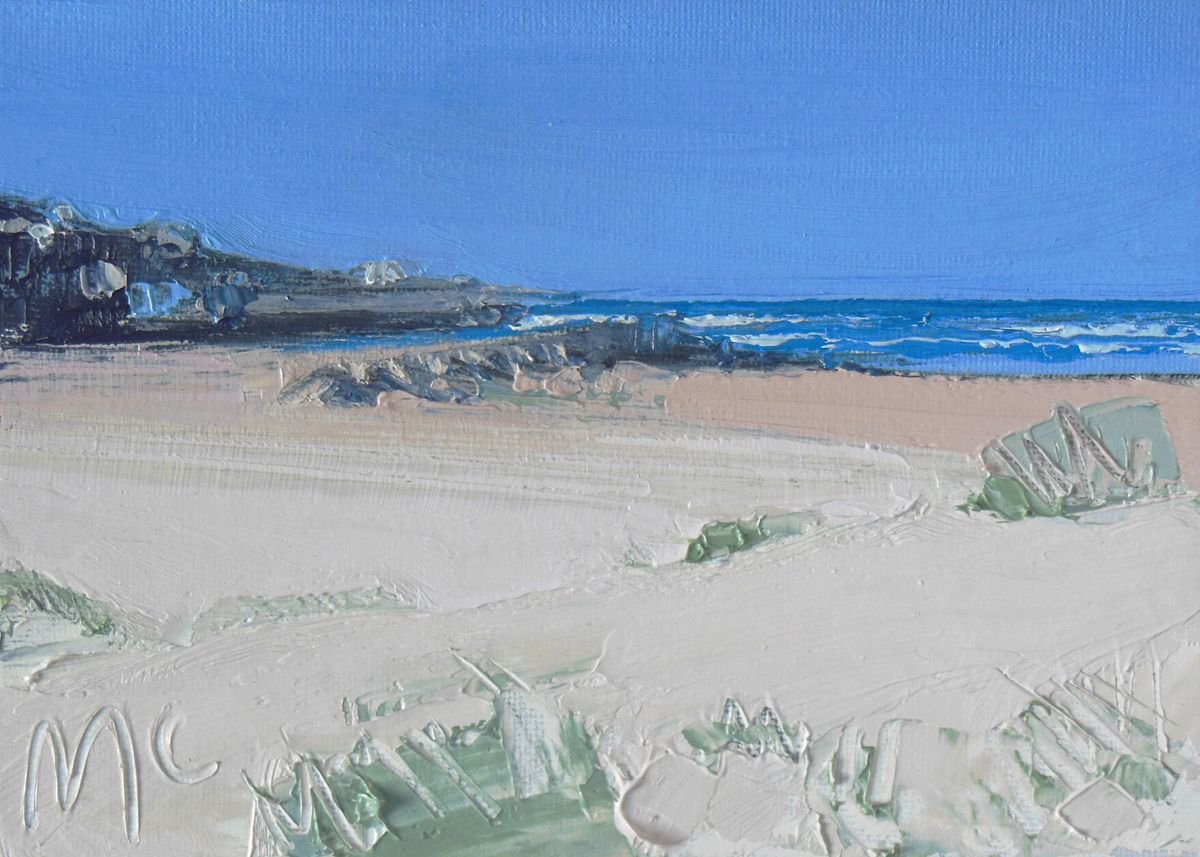 Sand and Clear Blue Sky to the Harbour by Ben McLeod