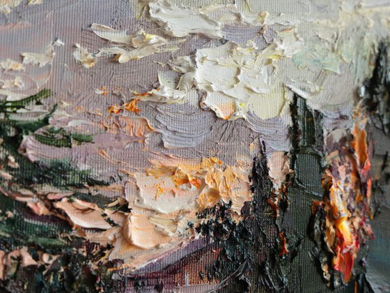 Italian Countryside at Sunset