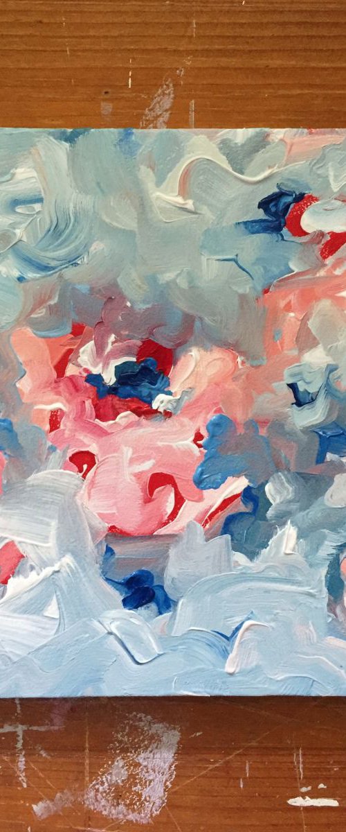 Abstract Painting - Abstraction 5.12 - Oil on Panel by Tammy Silbermann