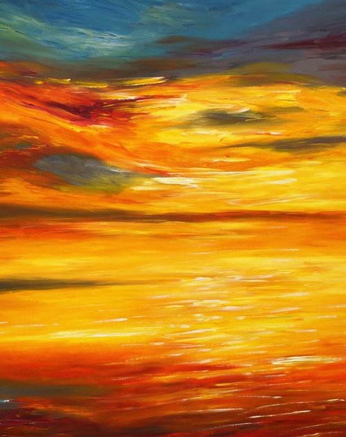 Romantic Evening Seascape XXL 1 by Peter Nottrott