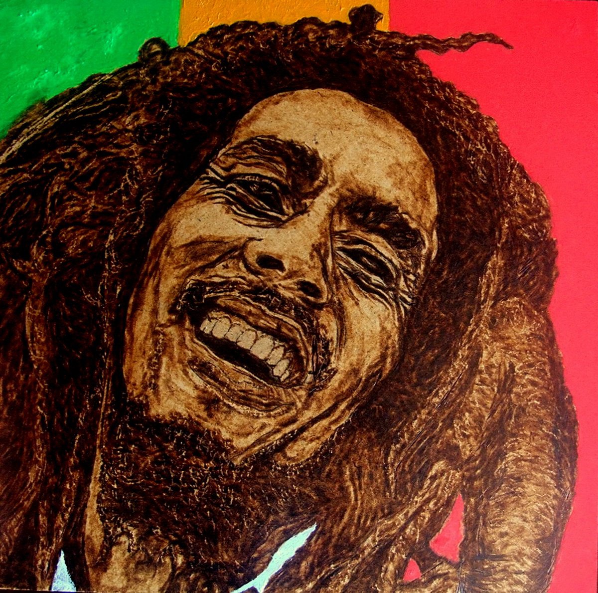 Bob Marley by MILIS Pyrography