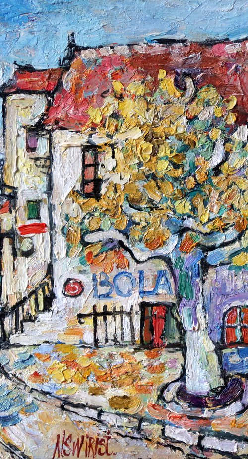 Autumn in Île-de-France by Nikifor Swiristuhin